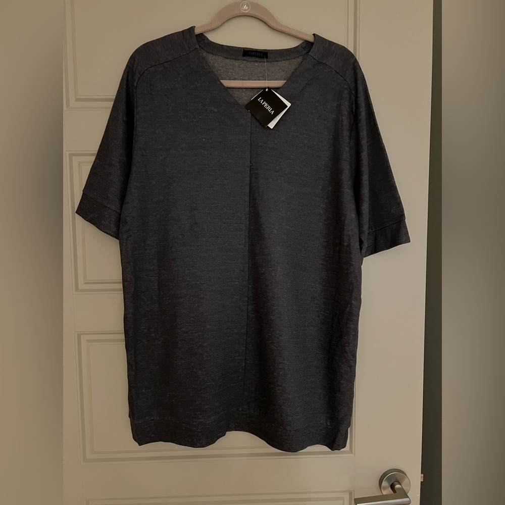 La Perla men’s Gray Short Sleeve shirt